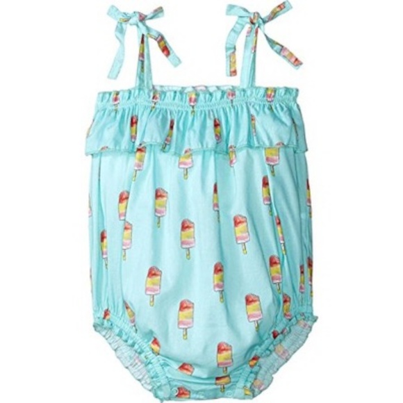 Egg by Susan Lazar Other - Egg by Susan Lazar Strappy Print Bubble Romper